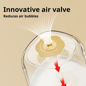 زجاجة أطفال جديدة من مادة مزدوجة زجاجة أطفال مضادة للمغص خالية من بيسفاط للأطفال حديثي الولادة - Product Image 4