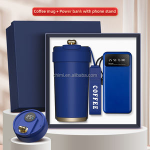 Ensemble cadeau d'entreprise personnalisé Tasse de luxe + Batterie externe avec support de téléphone Kits exécutifs Cadeau promotionnel d'entreprise avec boîte cadeau - Product Image 5
