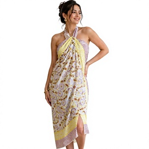 Paréos de plage imprimés pour femmes en gros – Paréos de plage enveloppants pour la piscine, les centres de villégiature et les voyages - Product Image 1
