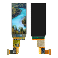 Panel LCD OLED AMOLED 1,91 inci 240x536, antarmuka MIPI, orientasi vertikal, kontras tinggi, modul TFT untuk jam tangan pintar