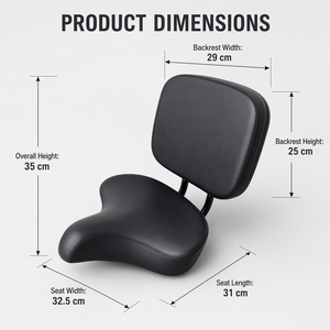<span class=keywords><strong>Selle</strong></span> <span class=keywords><strong>de</strong></span> vélo électrique, siège <span class=keywords><strong>de</strong></span> vélo <span class=keywords><strong>de</strong></span> route, imperméable, en éponge PU, coussin large, confortable et sûr, <span class=keywords><strong>avec</strong></span> dossier - Product Image 6