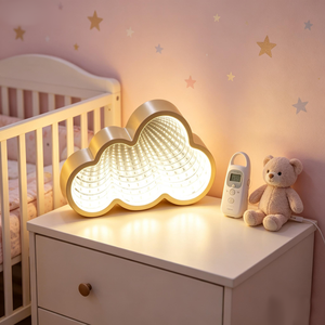 Wholesale Custom Irregular Shape <b>LED</b> <b>Makeup</b> <b>Mirror</b> Art Deco Design RoHS REACH Certified Wall Lamp for Kids Room Mall Commercial - Product Image 3