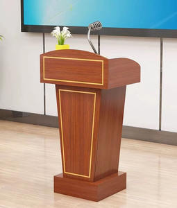 Bureaux de bureau de couleur en option Plate-forme <span class=keywords><strong>d</strong></span>'hébergement de conférence durable Tables mobiles <span class=keywords><strong>Table</strong></span> de discours pour les discours - Product Image 2