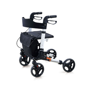 Lightweight Medical Rollator Walker with Seat