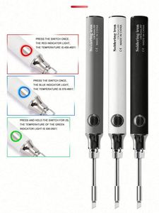 Cordless Electric Portable Mini Bicycle Repair <b>Tool</b> Metal Aluminum Alloy Charging Thread Cord Burner Welding Pen Multi-function - Product Image 3