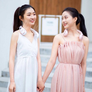 Ventilateur de cou sans pales portable pour extérieur, 3 vitesses, batterie 3000 mAh, alimenté par USB, ventilateur de refroidissement portable - Product Image 3