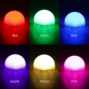 Luces LED RGB <span class=keywords><strong>de</strong></span> 30 mm, 0.72 W, DC12 V, IP67, Cuerpo <span class=keywords><strong>de</strong></span> PVC, 5000 K, <span class=keywords><strong>Luz</strong></span> Diurna, CRI85, 2 Años <span class=keywords><strong>de</strong></span> Garantía, Aplicación en Paisajismo - Product Image 2