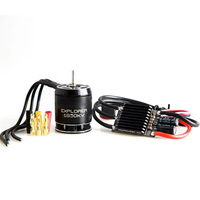 Combo de Motor sin Escobillas AM32 80A ESC 2-8S para Vehículos RC 1/10, Sistema de Potencia sin Sensor para Axial SCX10 Traxxas TRX-4 TRX-6