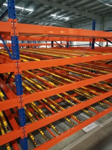 Trung Quốc Nhà sản xuất kho hộp carton di chuyển dòng chảy Con lăn Kệ Kệ hệ thống - Product Image 2