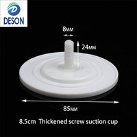 Deson Support de rangement mural pour cuisine Ensembles de crochets d'aspiration à ventouse adhésive Ventouse à vide forte avec double crochet pour salle de bain