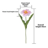 Bunga Tulip Buatan PU Gaya INS Laris Manis Dekorasi Rumah Perlengkapan Fotografi Pernikahan Hari Valentine Langsung dari Produsen