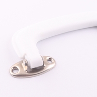 Poignée de traction de mallette en plastique de couleur blanche pour bagage de valise