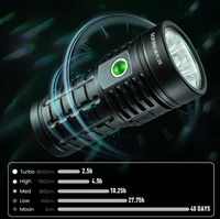 Lampe torche puissante Sofirn Q8 Plus 16000LM rechargeable, haute luminosité, 6x LED, Anduril 2.0 UI, lampe de recherche pour le camping en plein air