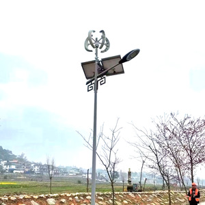 เครื่องกำเนิดไฟฟ้าพลังลมแกนตั้ง 300W สำหรับบ้าน สวน และแหล่งจ่ายไฟกลางแจ้ง - Product Image 2