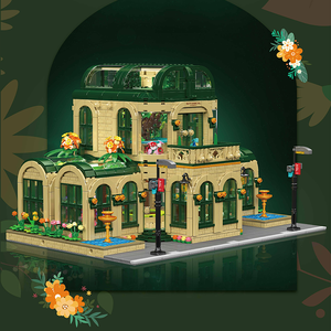 Moule <span class=keywords><strong>King</strong></span> 16057 Dôme Jardins Botaniques Jouets Compétition Modèle Street View Série Blocs de Construction Briques Cadeau de Noël - Product Image 4