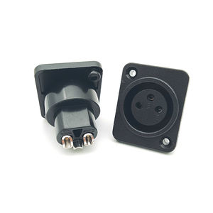 <span class=keywords><strong>3</strong></span>针母插孔面板安装机箱XLR音频插孔插座连接器适配器 - Product Image 3