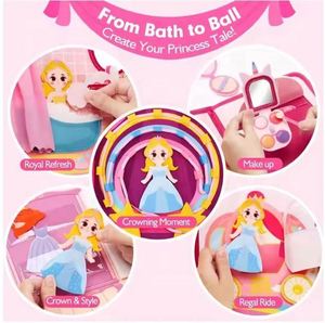Juguete Montessori para Regalo de Navidad 2026, Libro Sensorial de Princesa Rosa para Niñas, Tablero de Actividades Tranquilas para Niños Pequeños - Product Image 6