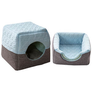 Novedades: Cama para Perros y Gatos 2 en 1, Interior, Sólida, Cuadrada, Clásica, Antideslizante, de Felpa, Plegable - Product Image 6