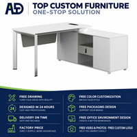 Bureau de travail, mobilier de bureau, table de bureau durable avec montage facile pour la maison et le bureau d'entreprise