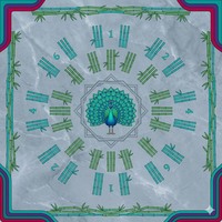 Tapis de Mahjong Moderne de Luxe Silencieux Midnight Game Master - Mousse XPE Anti-Bruit Elite - Base Antidérapante Robuste - Résistant à la Saleté
