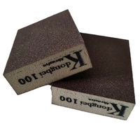 Éponges abrasives réversibles en mousse pour ponçage, grains grossiers/moyens/fin, 60/80/100/120/180/220, bloc abrasif rectangulaire moyen 25mm pour bois