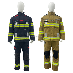Combinaison de <span class=keywords><strong>pompier</strong></span> EN469, uniforme de <span class=keywords><strong>pompier</strong></span> structurel, équipement de protection NOMEX Aramid, vêtements ignifuges, tenue de protection, veste - Product Image 1