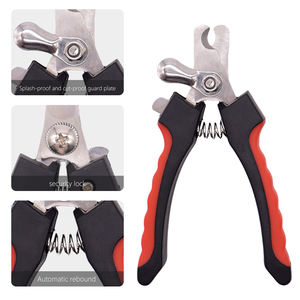 Coupe-ongles professionnel pour animaux de compagnie, chat et chien, en acier inoxydable, PP et ABS, avec logo personnalisé, lime à ongles gratuite - Product Image 5