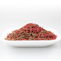 Nourriture de discus + ver de sang, ver de sang séché à la congélation, poisson Tropical frais, nourriture d'alimentation, vers de sang pour les poissons