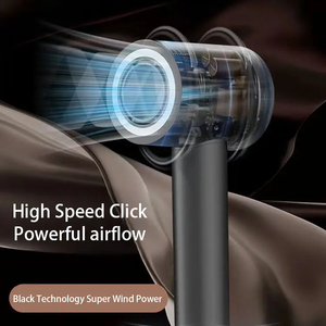 2-en-1 Sèche-cheveux 3D Désinfecte la chaleur Adoucit les tissus Cheveux secs Vêtements Portable Design 1400W 4 Contrôle de la température 3 Vitesses - Product Image 3