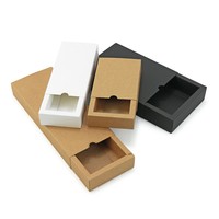 Boîte d'emballage en papier flexible de luxe, écologique, avec tiroir coulissant mat, imprimée en couleur personnalisée, pour parfums et cosmétiques