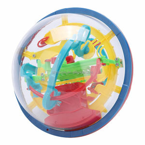 Jeux de réflexion magiques, boule de <span class=keywords><strong>labyrinthe</strong></span>, <span class=keywords><strong>jeu</strong></span> de sphère de <span class=keywords><strong>labyrinthe</strong></span> 3D, 100 défis de puzzle de <span class=keywords><strong>labyrinthe</strong></span> - Product Image 4