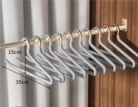 Großhandel Edelstahl Dip Kunststoff Kleiderbügel Faltbare Gans geformte Handtuch halter Hosen Rack Rock Hosen Jeans Kleiderbügel