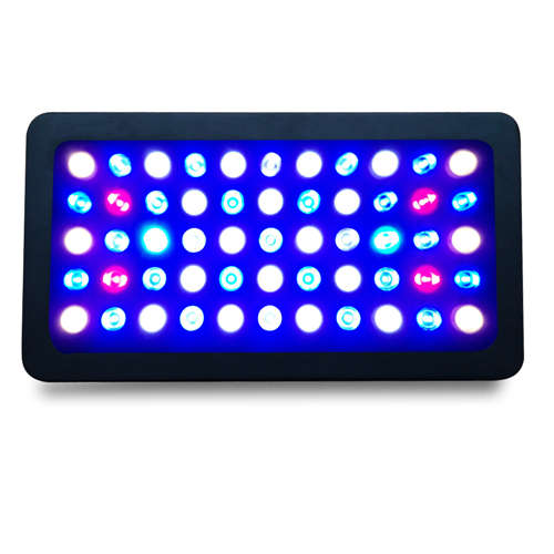 Dim 165W akvaryum LED ışıkları mercan resif ışık tam spektrum için balık tatlı su ve tuzlu su mercan tankı mavi ve beyaz