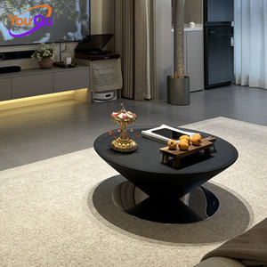 <span class=keywords><strong>Table</strong></span> <span class=keywords><strong>basse</strong></span> en fibre de verre de style minimaliste français, nouvelle conception suspendue, petit appartement, conique, élégante, extraordinaire, en forme de soucoupe volante - Product Image 3