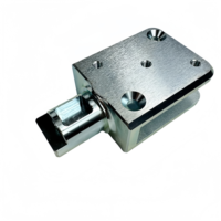 Pièces de blocs aérospatiaux en acier 4140 usinées CNC de précision, directement de l'usine, avec service de perçage et placage au zinc