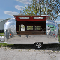 Nouveau design de remorque de concession camion de nourriture mobile à bas prix café Pizza Taco fromage cuisine chariot de nourriture remorque vintage personnalisée