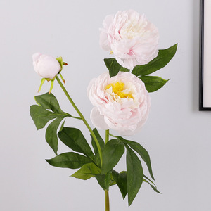 Hesper Chất lượng cao Đảng trang trí nội thất cao cấp sống động như thật peonies hoa nhân tạo sắp xếp trang trí hoa - Product Image 2