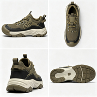 Chaussures en maille pour hommes, nouvelles chaussures respirantes antidérapantes pour hommes, chaussures de randonnée pour hommes, baskets pour hommes, automne 2025