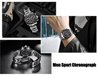 PAGANI DESIGN 2026 Nouvelle montre-bracelet à quartz pour homme PD-1644 avec cadran en météorite, verre saphir, chronographe, 100M, Relogio Masculino