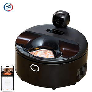 Comedero Automático <span class=keywords><strong>para</strong></span> Gatos con Alimentación Húmeda, Enfriamiento y Calentamiento por Semiconductor, Recipiente de Acero Inoxidable, Control por Aplicación y Cámara - Product Image 1