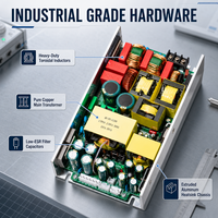 Alimentation à découpage (SMPS) à cadre ouvert multi-rails de type U, régulée, ±70V 6A, 30V 6A, 25V 1A, 20V 1A, industrielle, OEM, vente en gros, ODM