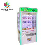 Coloré parc pièce poussoir Push Win peluche Machine griffe grue Machine clé maître prix jeu Machine 2025