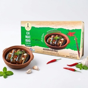 Ca Nuc Kho Poisson en conserve OEM Marque privée Premium Vietnam Maquereau braisé 500g (250g x 2 paquets) Traditionnel fait main - Product Image 1