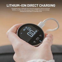 ATuMan Mètre numérique LCD 1,8 pouces, ruban à mesurer électronique, mini règle électronique Q, mesure vocale, mesure des courbes et objets irréguliers