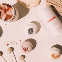 100% Biodégradable Naturel Vide Collagène Poudre/Supplément Capsule Conteneur Papier Tube Emballage Chocolat Sucre Pizza Gelée