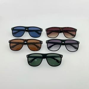 Occhiali da Sole Polarizzati di Design Unisex 2140 Lenti UV400 di Alta Qualità Montature Colorate Oro Bianco Verde Giallo Quadrati alla Moda - Product Image 5