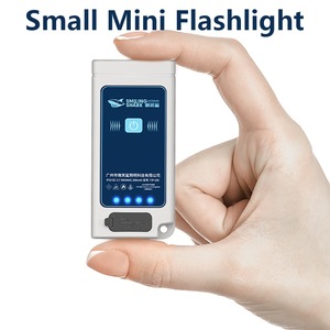 Outdoor Portable <b>Flashlight</b> With Cigarette Lighter Function <b>Rechargeable</b> Led White Light Abs Material - Product Image 5