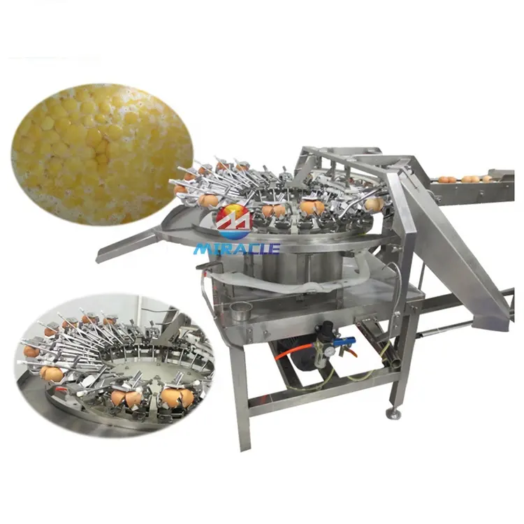 Máquina de galleta de huevos líquidos Máquina de separación automática para romper huevos