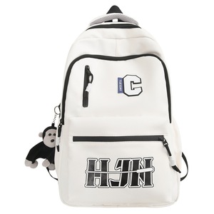 Sac à dos d'étudiant rétro pour lycéens et collégiens, fermeture éclair étanche, grande capacité - Product Image 2