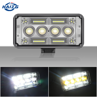 HAIZG-Barra de luces led de 40W, iluminación de trabajo de 7 pulgadas, para camión, todoterreno, doble color